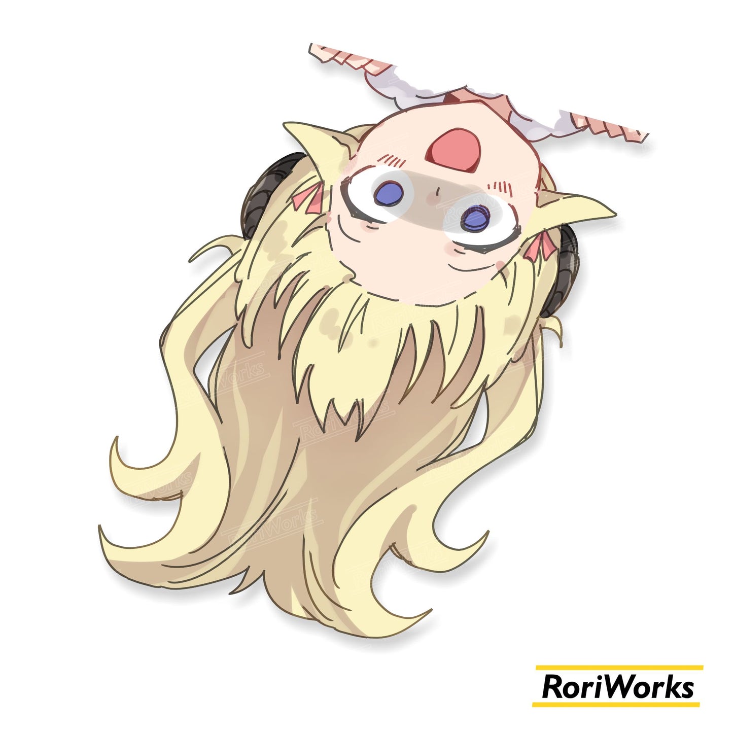 Stiker Intip - Watame Tsunomaki