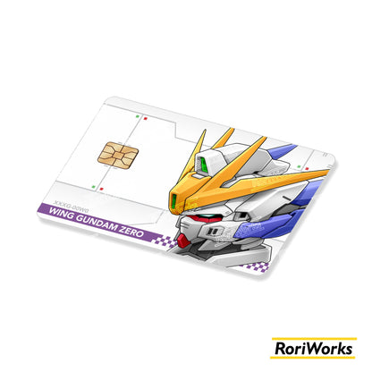 Stiker Kartu - Wing Gundam Zero (Endless Waltz) Head