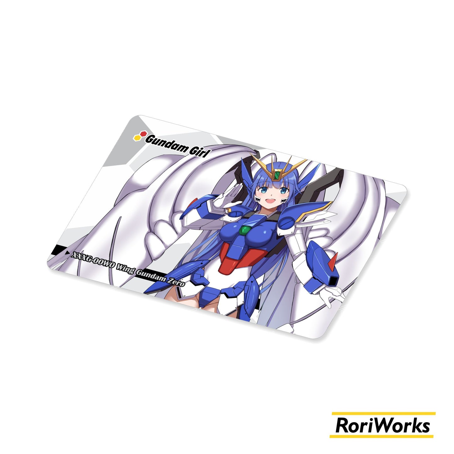 Stiker Kartu - Wing Gundam Zero Endless Waltz (Mecha Musume)