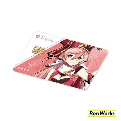 Stiker Kartu - Yanfei