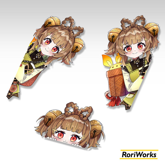 Stiker Intip Yaoyao | Genshin Impact