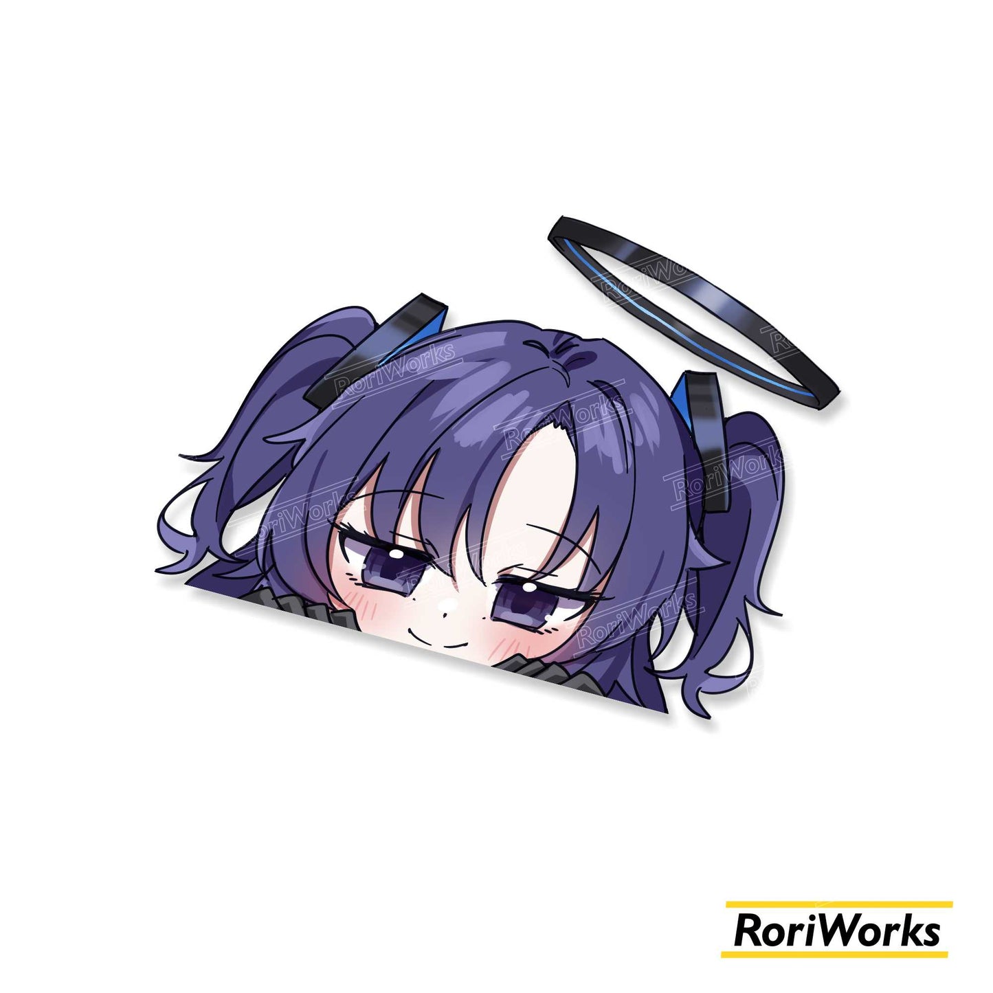 Stiker Intip Yuuka Hayase | Blue Archive