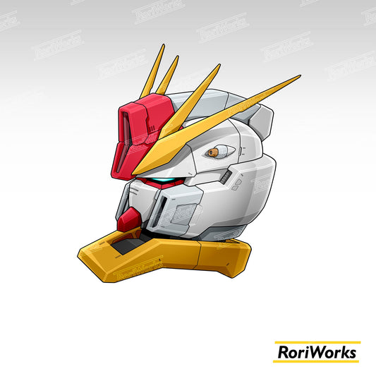 Stiker ZZ Gundam Head