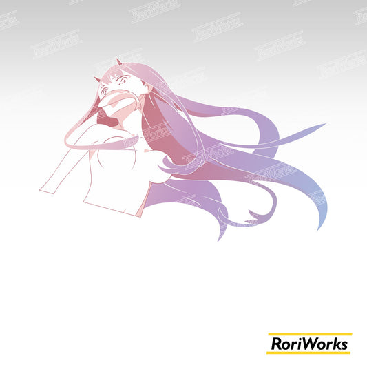 Stiker Zero Two | Darling in the Franxx
