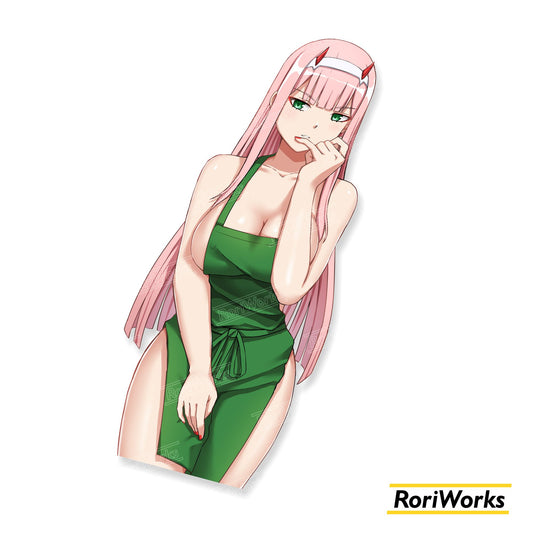 Stiker Zero Two (Boobarista) | Darling in the Franxx