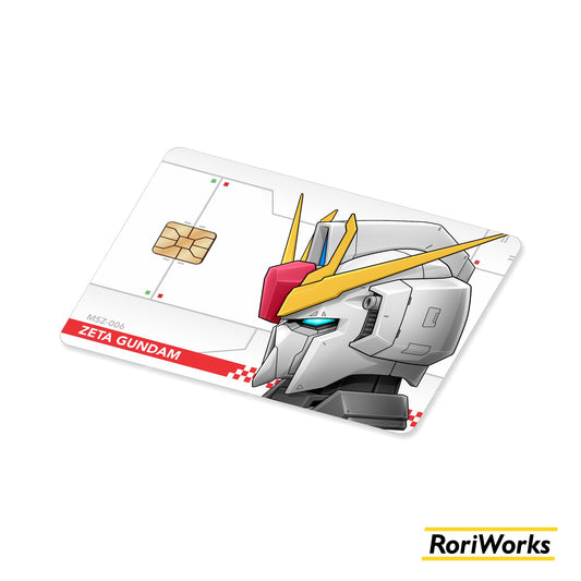 Stiker Kartu - Zeta Gundam Head