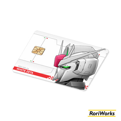 Stiker Kartu - Zeta Gundam 3A Head