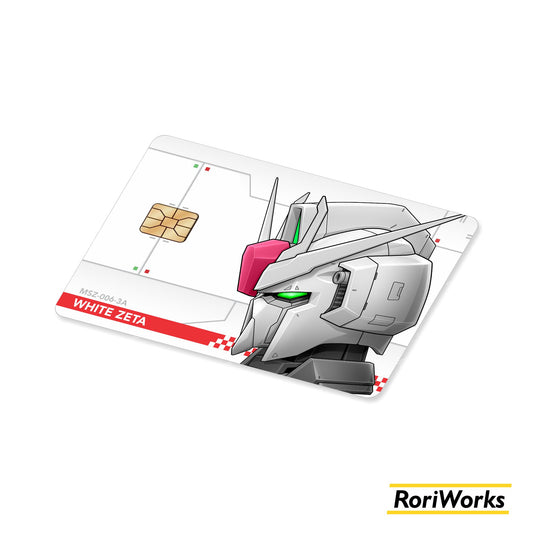 Stiker Kartu - Zeta Gundam 3A Head