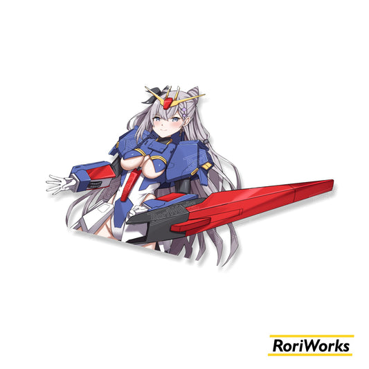 Stiker Zeta Gundam Girl