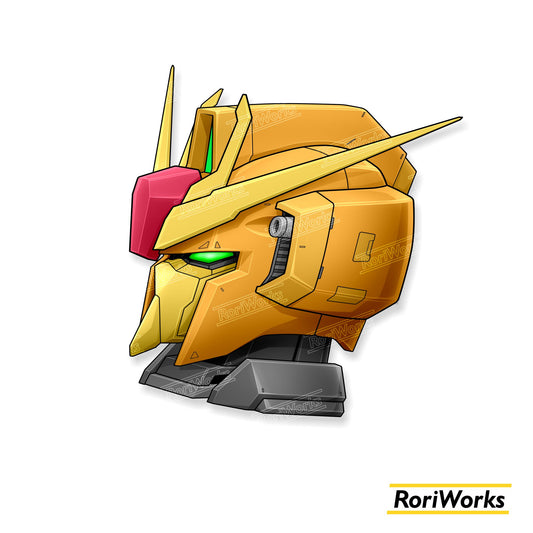 Stiker Zeta Gundam 3B Head