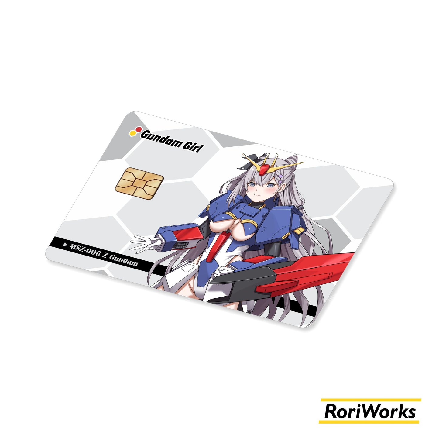 Stiker Kartu - Zeta Gundam (Mecha Musume)