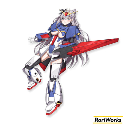 Stiker - Zeta Gundam Girl