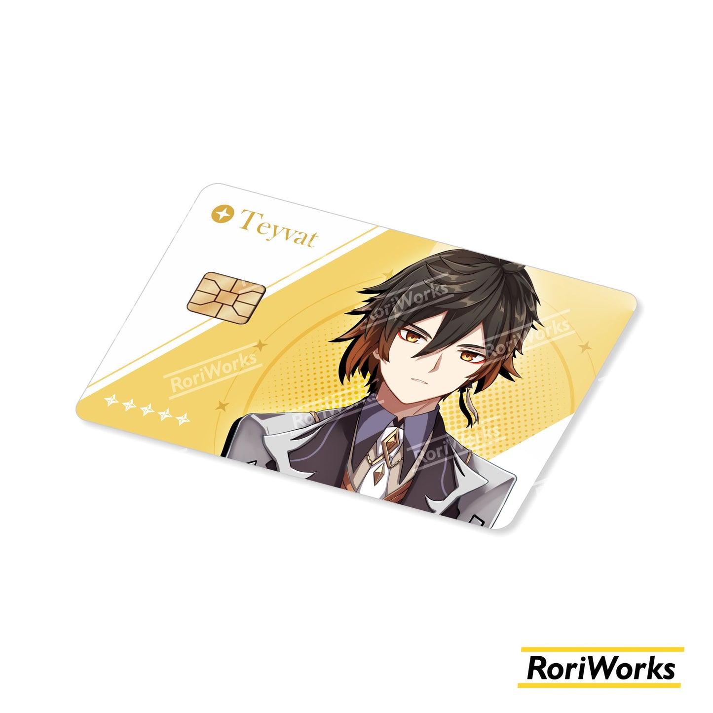 Stiker Kartu - Zhongli